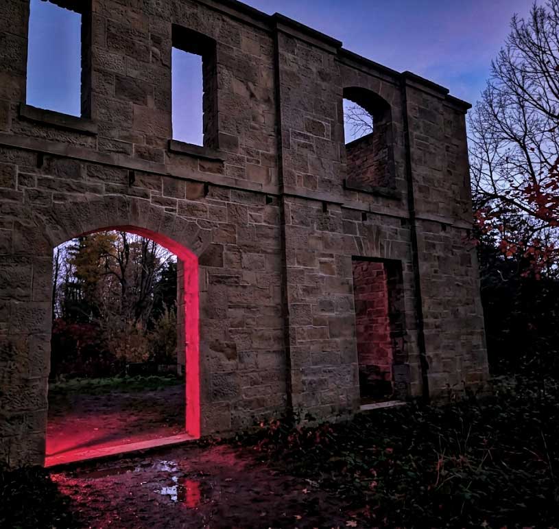 Hermitage Ruins Ghost Walks in Ancaster (Hamilton) - Front Door to house