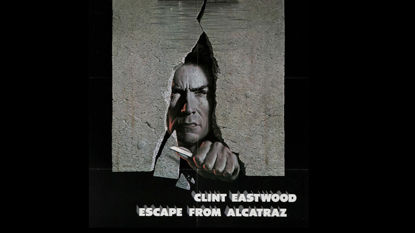 Alcatraz Prison in San Francisco, California, USA - Escape from Alcatraz movie poster