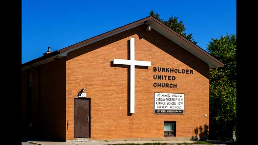 Burkholder Cemetery and Church Article - Modern Church
