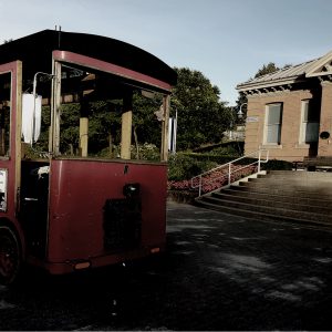 Dark Trolley Tour Hamilton - Open Air Trolley car