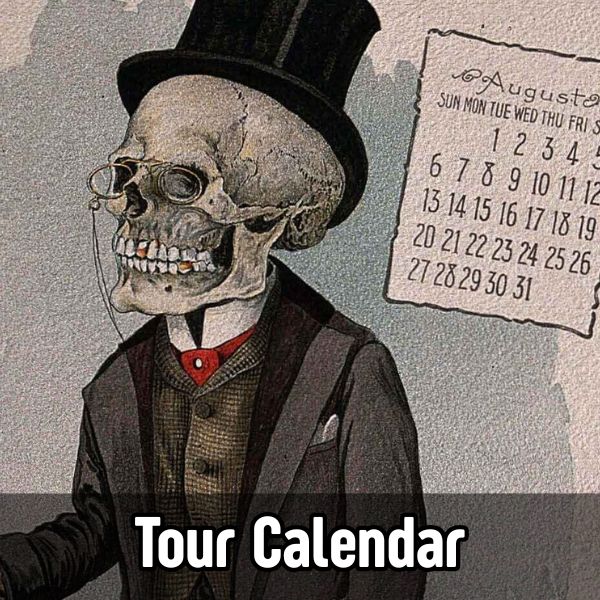 Tour Calendar of all Ghost Walks