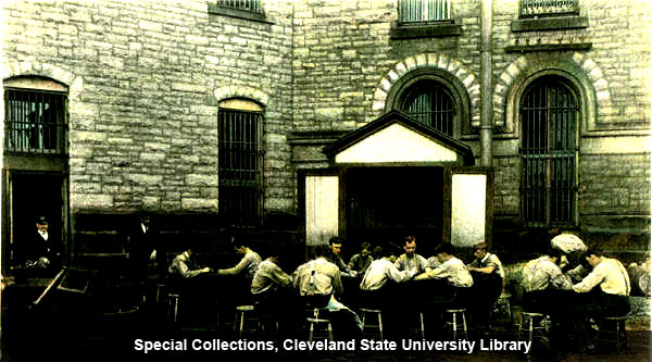 Mansfield Reformatory via the Cleveland Memory Project (Mansfield Library) | Inmates at work