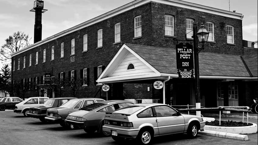 Hauntings of the Pillar and Post in Niagara-on-the-Lake - Building in the 1980s.