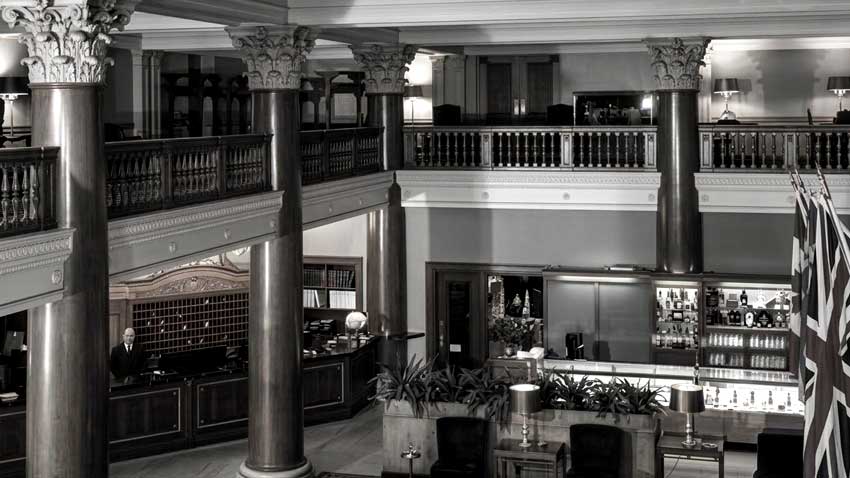 Grandeur and Ghosts of Hamilton’s Royal Connaught - Historic photo of lobby