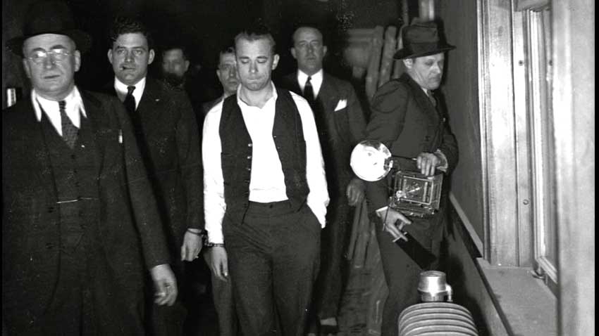 John Dillinger walking