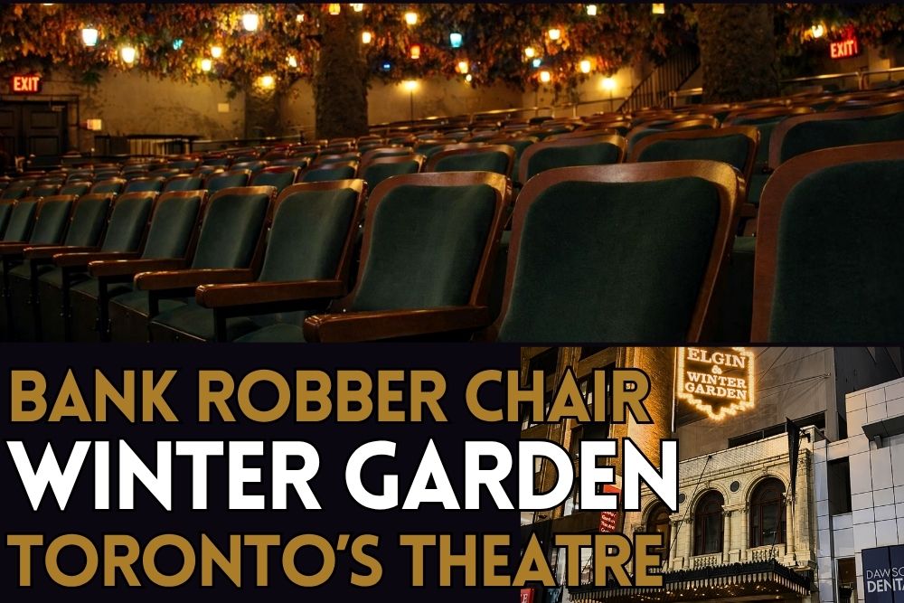 Winter Garden Theatre chairs featuring John Dillinger's Death Chair